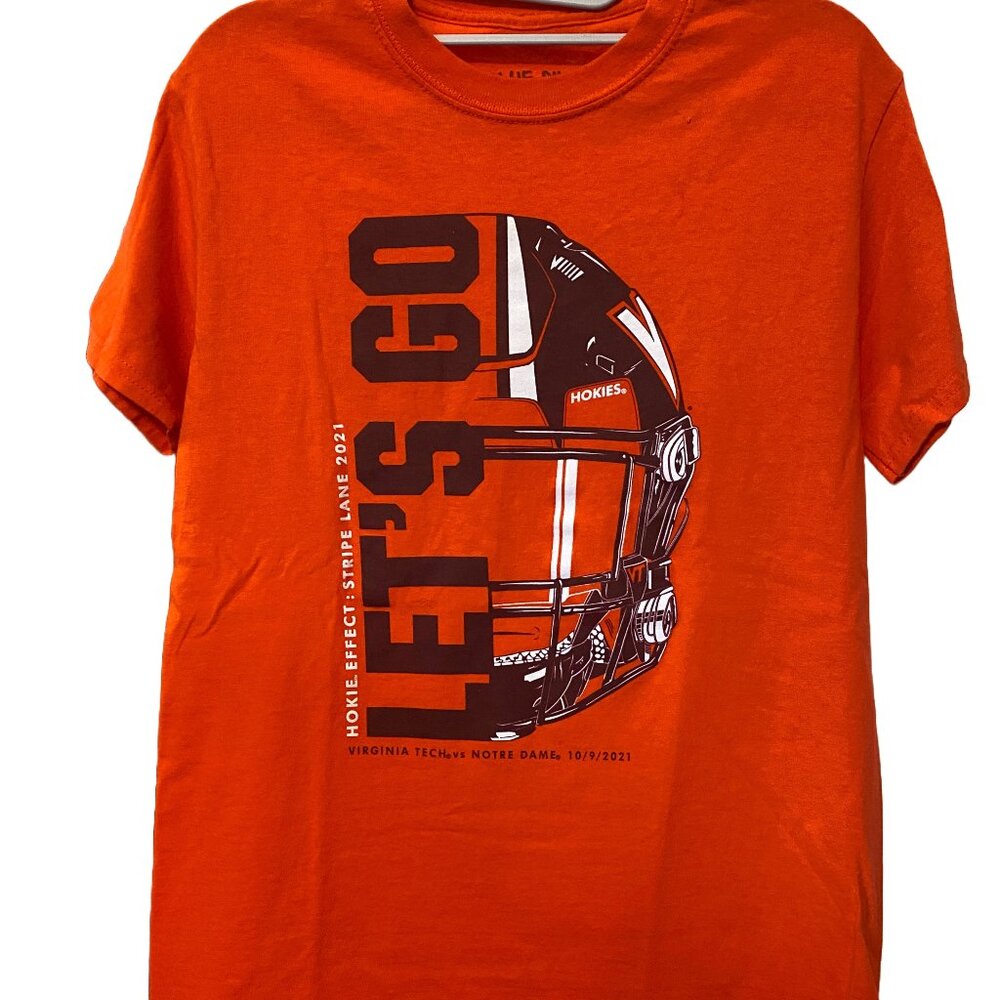 Virginia Tech University Hokies Hokie Effect: Stripe Lane 2021 Tee Shirt, Small